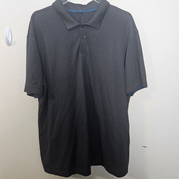 Lululemon Men's Grey Live In Practice Performance Polo Shirt Size XL - Picture 1 of 5